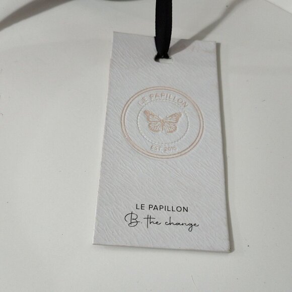 Le Papillon Brown Faux Leather Crossbody Messenger Bag Purse Handbag NEW - Picture 7 of 11